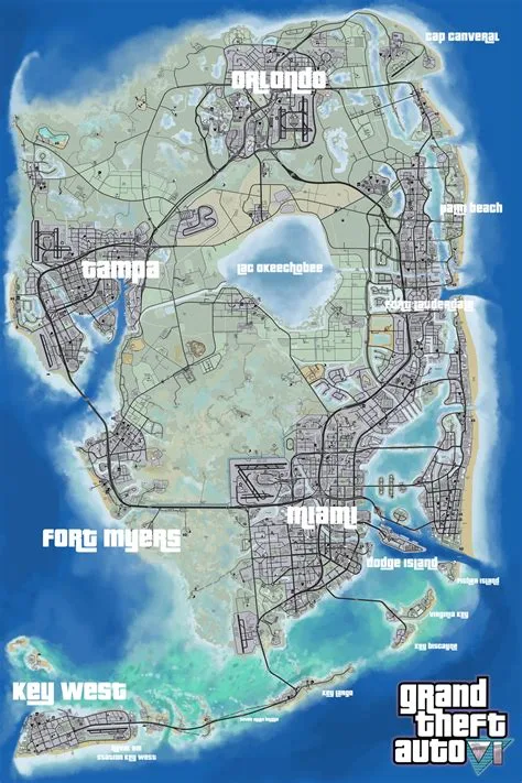 grand theft auto GTA 6 map leak Really ? 4 th 1